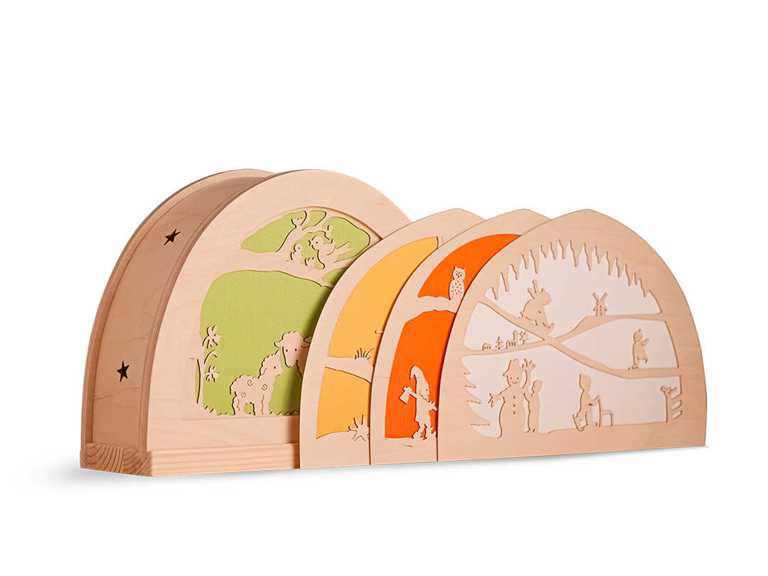 Silhouetlamp bundel Seizoenen