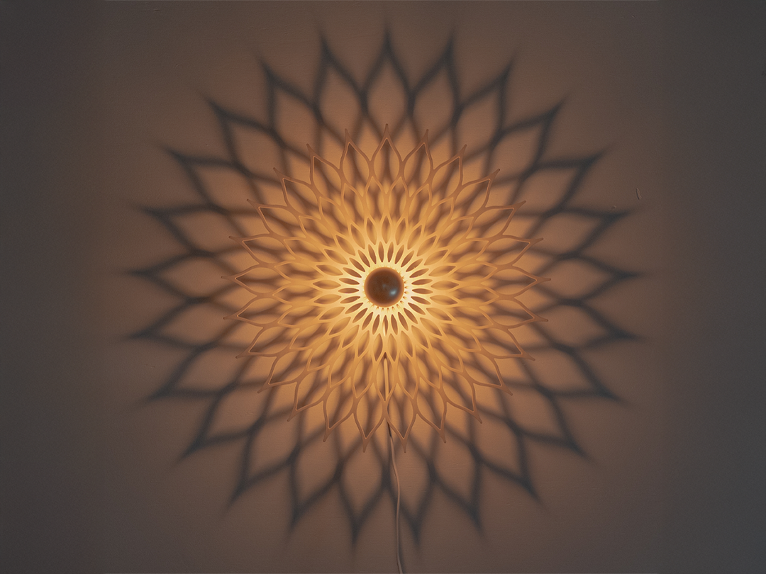 Mandala lamp Dahlia