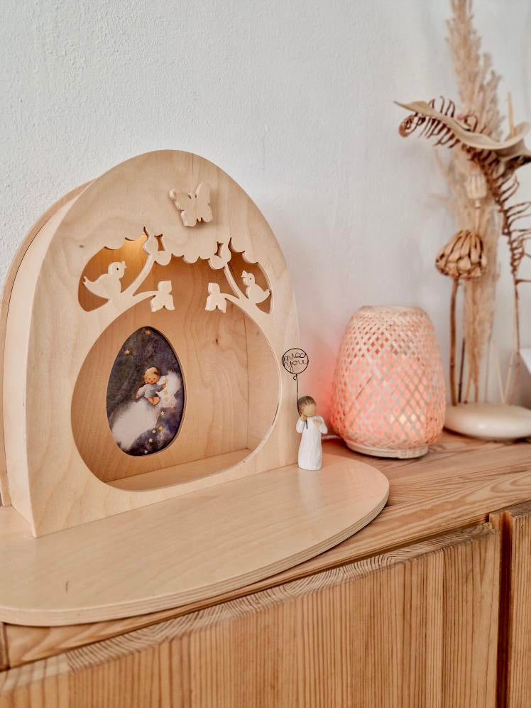 Altar Nature clear varnished
